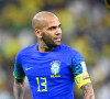 Dani Alves - Match "Brésil - Cameroun" (0-1) lors de la Coupe du Monde 2022 au Qatar, le 2 décembre 2022. Philippe Perusseau / Bestimage