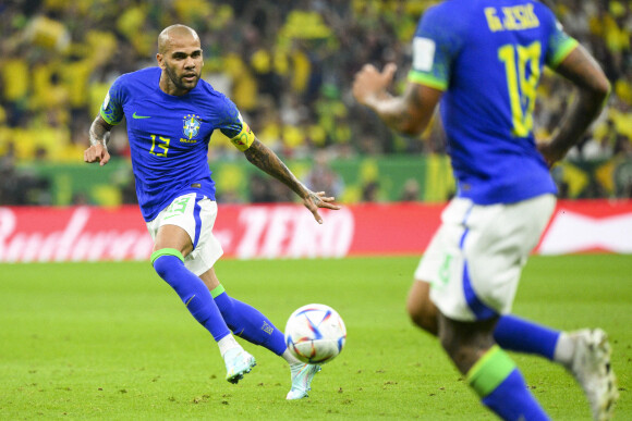 Dani Alves - Match "Brésil - Cameroun" (0-1) lors de la Coupe du Monde 2022 au Qatar, le 2 décembre 2022. © JB Autissier / Panoramic / Bestimage