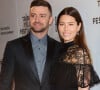 Justin Timberlake et sa femme Jessica Biel à la première de "The Devil and the Deep Blue Sea' à New York.