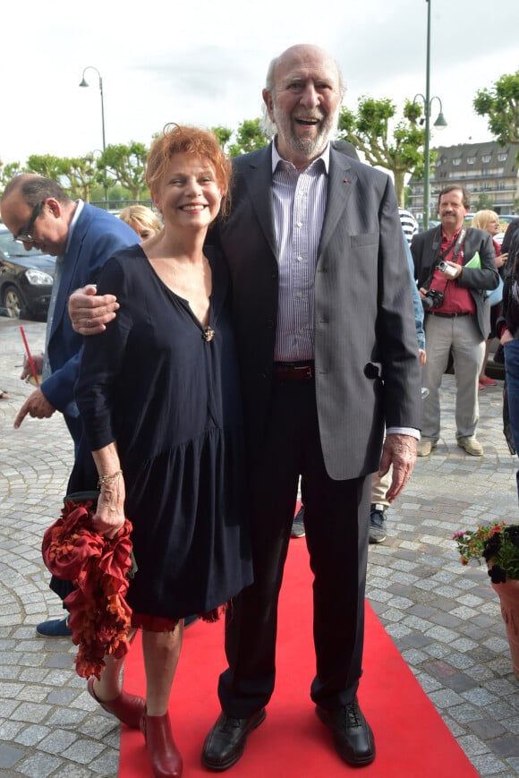 Jean-Pierre Marielle et sa femme Agathe Natanson - Festival International du Film Culte à Trouville-sur-Mer le 16 juin 2016. © Giancarlo Gorassini / Bestimage