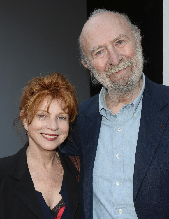 Jean-Pierre Marielle et sa femme Agathe Natanson - Dernière du spectacle "Les Franglaises" au théâtre Bobino à Paris, le 27 mai 2015.