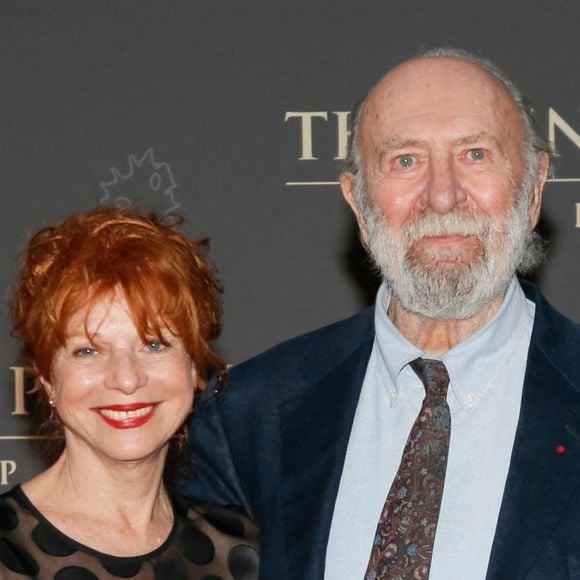 Jean-Pierre Marielle et sa femme Agathe Natanson - Inauguration de l'hôtel "The Peninsula" in Paris le 16 avril 2015. 