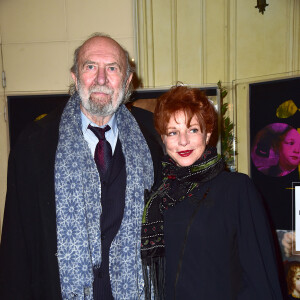 Jean-Pierre Marielle et sa femme Agathe Natanson - Gala de l'enfance maltraitée à la Salle Gaveau à Paris le 9 mars 2015.
