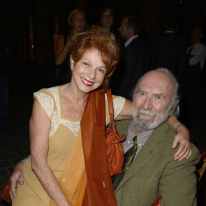 Agathe Natanson et son mari Jean-Pierre Marielle - People à la générale de la pièce "Un dîner d'adieu" au Théâtre Edouard Vll à Paris le 15 septembre 2014.