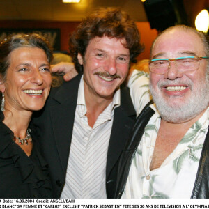 Gérard Blanc et Carlos  - Patrick Sebastien fête ses 30 ans de télévision à l'Olympia en 2004