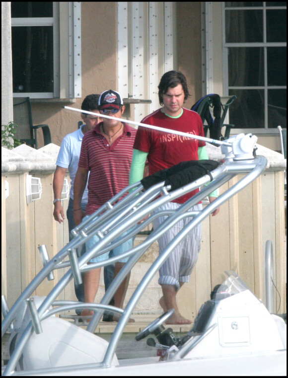 Exclusif - Shakira et Antonio de la Rúa en vacances à Miami en 2006