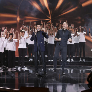 Exclusif - Vincent Niclo, Manau (Martial) - Enregistrement de l'émission "300 Choeurs : Le tour de France en chansons" à Paris, diffusée le 3 février 2023 à 21h10 sur France 3 © Jack Tribeca / Bestimage