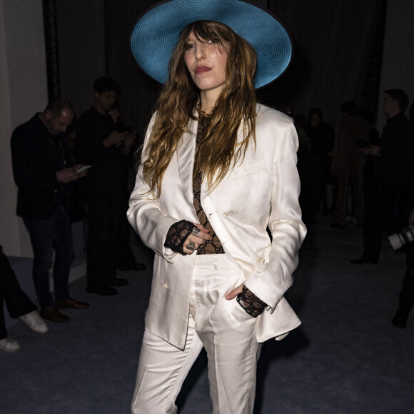 Lou Doillon - Front Row du défilé Jean-Paul Gaultier (JPG) x Haider Ackermann "Collection Haute Couture Printemps/Eté 2023" lors de la Fashion Week de Paris (PFW), le 25 janvier 2023. 