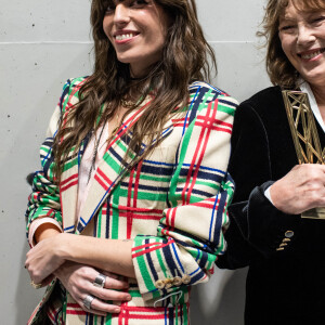 Exclusif - Lou Doillon et sa mère Jane Birkin - Backstage de la 36ème édition des Victoires de la Musique à la Seine Musicale à Boulogne-Billancourt, France, le 12 février 2021. © Cyril Moreau/Bestimage 