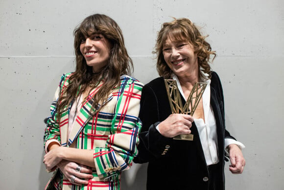 Photo : Exclusif - Lou Doillon et sa mère Jane Birkin - Backstage de la  36ème édition des Victoires de la Musique à la Seine Musicale à  Boulogne-Billancourt, France, le 12 février