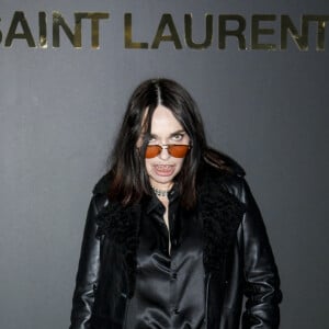 Béatrice Dalle - Photocall du défilé Saint Laurent collection Printemps-Eté 2022 lors de la fashion week à Paris, le 28 septembre 2021. © Olivier Borde/Bestimage