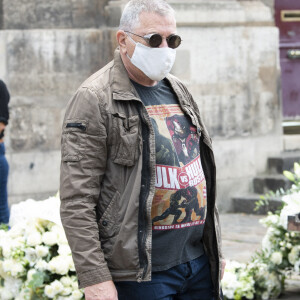 Jean-Marie Bigard - Obsèques de Jean-Paul Belmondo en l'église Saint-Germain-des-Prés, à Paris le 10 septembre 2021. © JB Autissier / Panoramic / Bestimage 