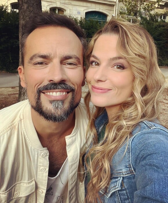Cécilia Cara et Damien Sargue sur Instagram.