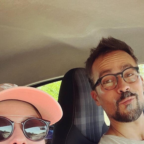Cécilia Cara et Damien Sargue sur Instagram. Le 2 juillet 2022.