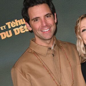 Mika et Alexandra Lamy à l'avant-première du film "Zodi et Téhu, frères du désert" au cinéma UGC Normandie à Paris, France, le 29 janvier 2023. Le film sera en salle le 8 février 2023. © Coadic Guirec/Bestimage 
