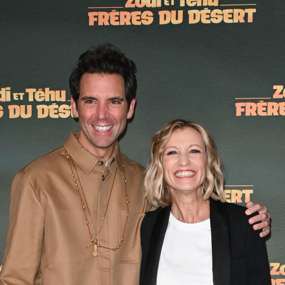 Mika et Alexandra Lamy à l'avant-première du film "Zodi et Téhu, frères du désert" au cinéma UGC Normandie à Paris, France, le 29 janvier 2023. Le film sera en salle le 8 février 2023. © Coadic Guirec/Bestimage 