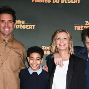 Mika, Yassir Drief, Alexandra Lamy, Eric Barbier et Nadia Benzakour à l'avant-première du film "Zodi et Téhu, frères du désert" au cinéma UGC Normandie à Paris, France, le 29 janvier 2023. Le film sera en salle le 8 février 2023. © Coadic Guirec/Bestimage 
