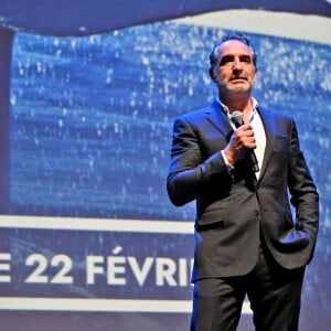 Jean Dujardin durant l'avant première mondiale au Grimaldi Forum à Monaco, le 9 février 2023, du film "Les gardiennes de la planète" réalisé par Jean-Albert Lièvre et raconté par J.Dujardin. © Bruno Bebert