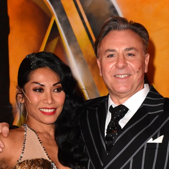 Exclusif - Anggun (rôle : Lily) , Roberto Alagna ( Al Capone) à la générale de la comédie musicale "Al Capone" aux Folies Bergère à Paris le 9 février 2023. © Veeren / B. Rindoff / Bestimage 