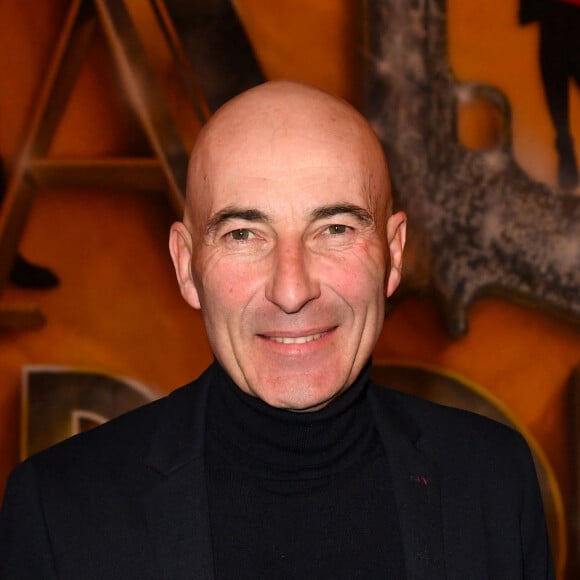 Exclusif - Nicolas Canteloup à la générale de la comédie musicale "Al Capone" aux Folies Bergère à Paris le 9 février 2023. © Veeren / B. Rindoff / Bestimage 