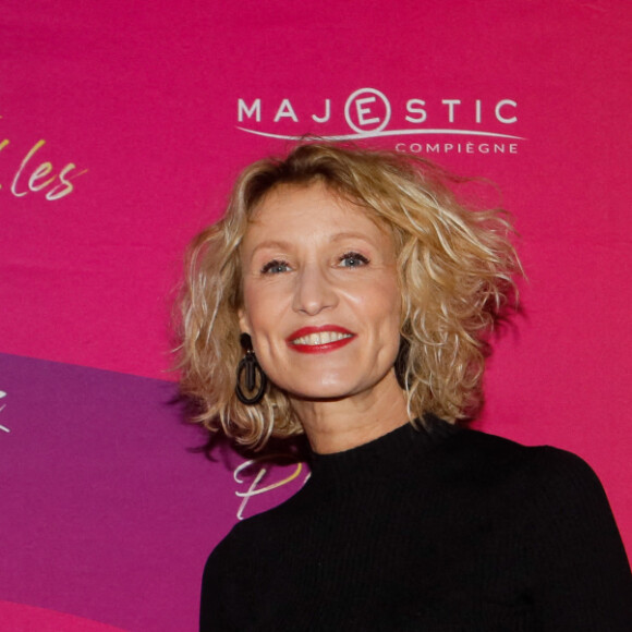 Alexandra Lamy lors de la cérémonie de clôture de la 5ème édition du festival Pluriel.les (Plurielles) au cinéma Majestic de Compiègne, France, le 19 mars 2022 . © Christophe Clovis/Bestimage 