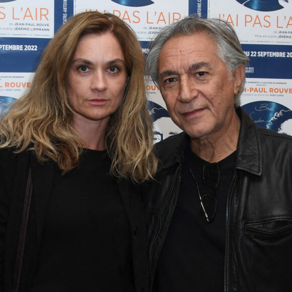 Exclusif - Richard Berry et sa femme Pascale - Personnalités à la première du spectacle de Jean-Paul Rouve "J'ai pas l'air" au Théâtre Antoine à Paris. © G.Gorassini-B.Rindoff Petroff / Bestimage 