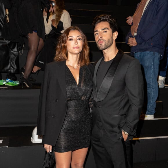 Exclusif - Rachel Legrain-Trapani et son compagnon Valentin Leonard - Frontrow lors du défilé Etam Live Show à Paris le 29 septembre 2020. © Pool Agence Bestimage 