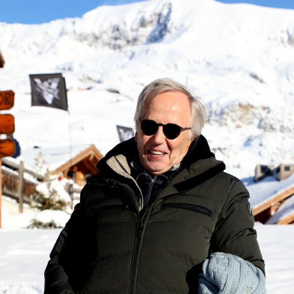 Fabrice Luchini au photocall du film "Un homme heureux" lors de la 26ème édition du festival international de comédie de l'Alpe d'Huez, à Huez, France, le 19 janvier 2023. © Dominique Jacovides/Bestimage 