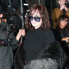 Isabelle Adjani - Arrivées des célébrités au défilé de mode prêt-à-porter automne-hiver "Michael Kors" lors de la fashion week de New York