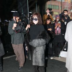 Isabelle Adjani - Arrivées des célébrités au défilé de mode prêt-à-porter automne-hiver 2023/2024 "Michael Kors" lors de la fashion week de New York le 15 février 2023