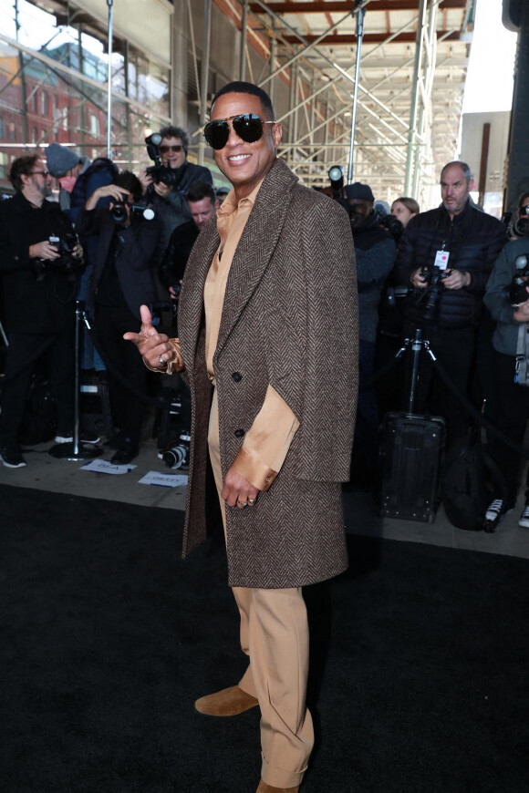 Don Lemon - Arrivées des célébrités au défilé de mode prêt-à-porter automne-hiver 2023/2024 "Michael Kors" lors de la fashion week de New York le 15 février 2023.