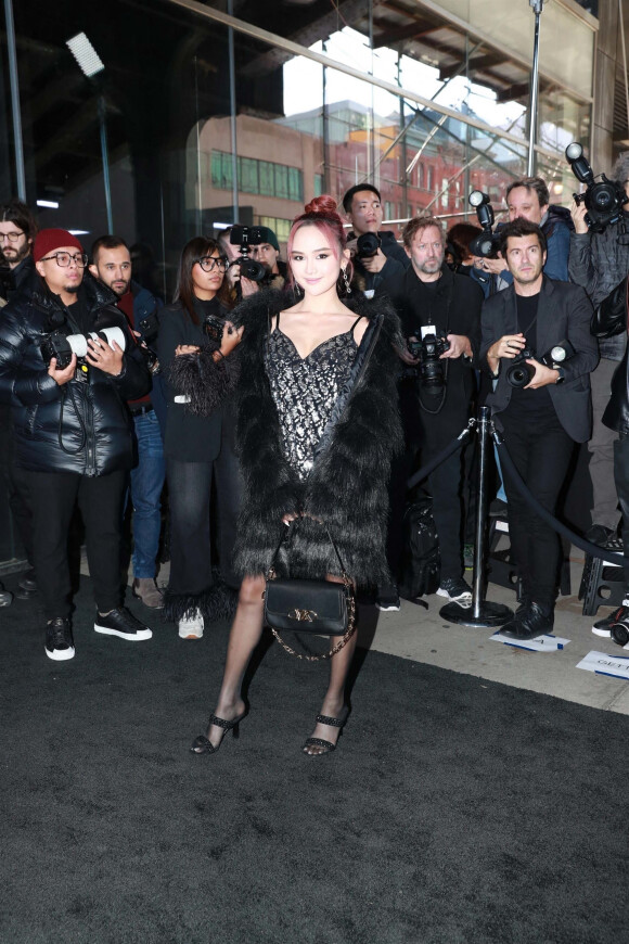 Christinna Kuan - Arrivées des célébrités au défilé de mode prêt-à-porter automne-hiver 2023/2024 "Michael Kors" lors de la fashion week de New York le 15 février 2023.