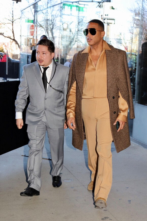 Don Lemon - Arrivées des célébrités au défilé de mode prêt-à-porter automne-hiver 2023/2024 "Michael Kors" lors de la fashion week de New York le 15 février 2023.