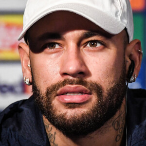 Neymar Jr. en conférence de presse au Parc Des Princes à Paris, le 13 février 2023. © Matthieu Mirville/Zuma Press/Bestimage