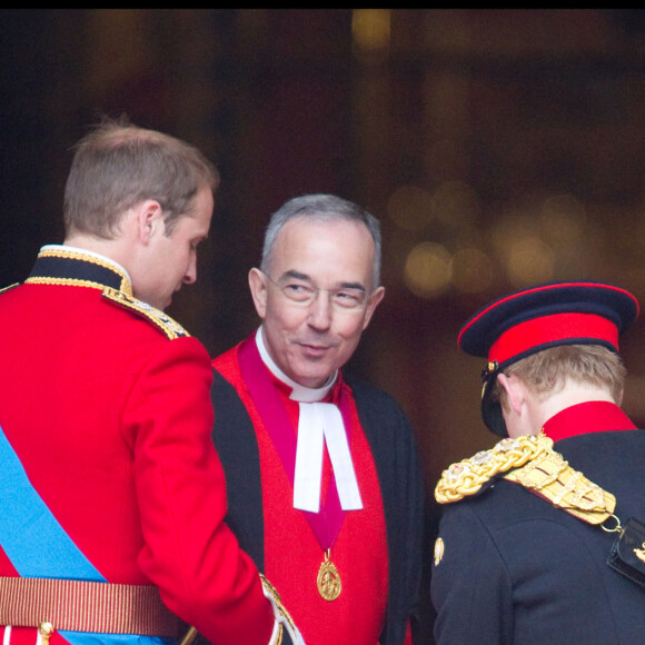 Le prince William et le prince Harry pour le mariage du prince William et de Kate Middleton le 29 avril 2011 à Londres.