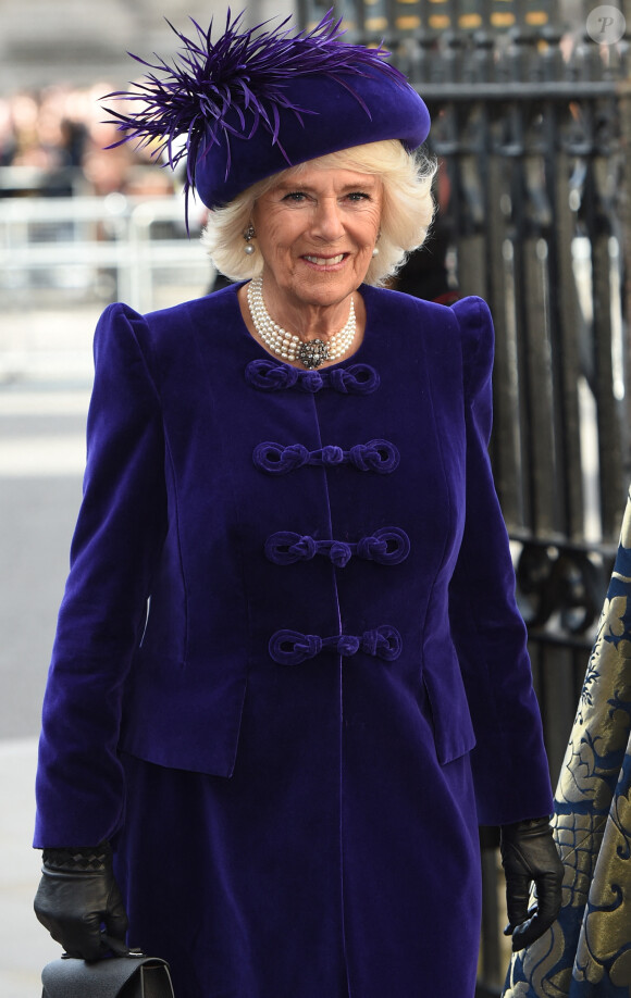 Camilla Parker Bowles, duchesse de Cornouailles - Arrivées des participants à la messe en l'honneur de la journée du Commonwealth à l'abbaye de Westminster à Londres le 11 mars 2019. 