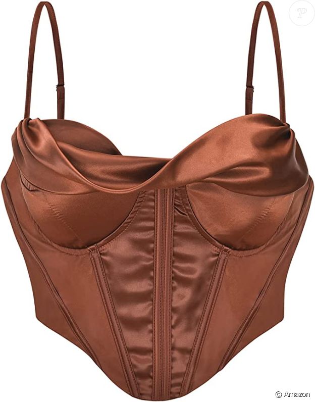 Etre élégante et sensuelle à la fois c'est possible avec ce top corset satiné Bslingerie