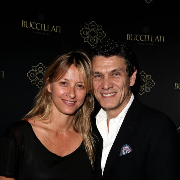 Semi Exclusif - Marc Lavoine et Sarah Poniatowski - Inauguration de la nouvelle boutique Buccellati rue de la Paix à Paris le 8 juin 2016. © Dominique Jacovides / Bestimage