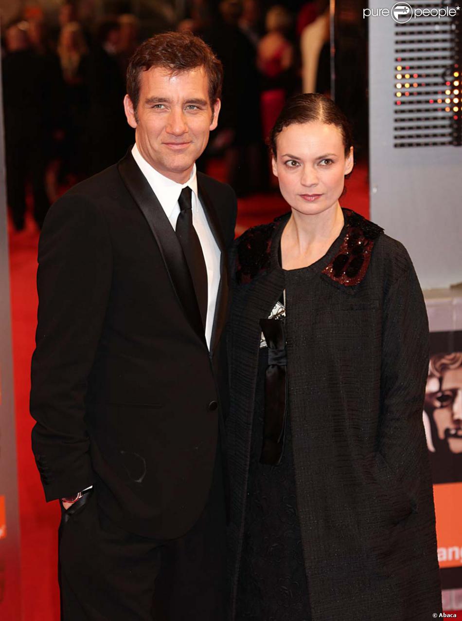 Clive Owen et sa femme SarahJane lors de la cérémonie des Bafta, à