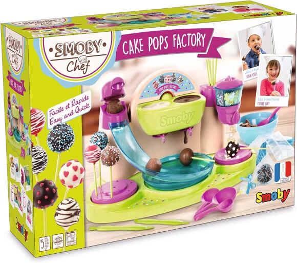 Votre enfant va créer des chocolats vraiment atypiques avec cette cake pops factory de Smoby Chef