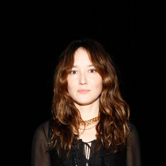 Semi Exclusif - Anaïs Demoustier au défilé de mode Celine Homme automne-hiver 2023/24 au Palace à Paris le 10 février 2023. © Christophe Clovis / Bestimage