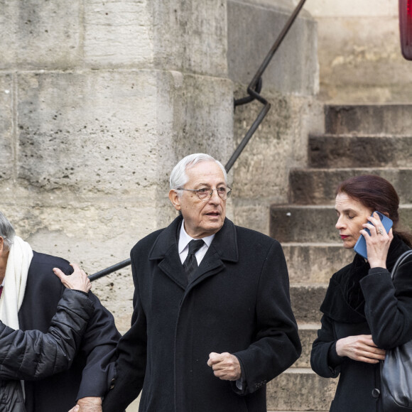 Exclusif - Obsèques de Michaël Denard en l'Eglise Saint-Roch à Paris, le 24 février 2023. L'ancien danseur étoile de l'Opéra de Paris est mort le 17 février d'un cancer généralisé à l'âge de 78 ans. © Pierre Perusseau / Bestimage  Exclusive - For Germany, call for price Funeral of Michaël Denard in the Saint-Roch Church in Paris, February 24, 2023. The former star dancer of the Paris Opera died on February 17 of generalized cancer at the age of 78. 
