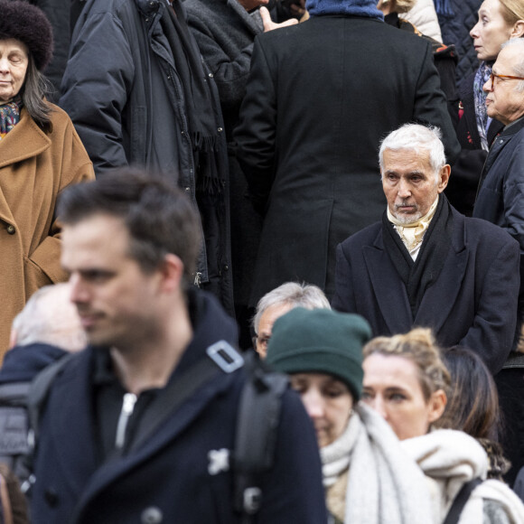 Exclusif - Obsèques de Michaël Denard en l'Eglise Saint-Roch à Paris, le 24 février 2023. L'ancien danseur étoile de l'Opéra de Paris est mort le 17 février d'un cancer généralisé à l'âge de 78 ans. © Pierre Perusseau / Bestimage  Exclusive - For Germany, call for price Funeral of Michaël Denard in the Saint-Roch Church in Paris, February 24, 2023. The former star dancer of the Paris Opera died on February 17 of generalized cancer at the age of 78. 