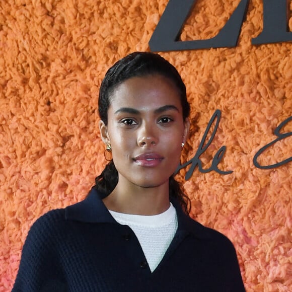 Tina Kunakey - Soirée "Zegna x The Elder Statesman" lors de la Fashion Week prêt-à-porter féminin automne-hiver 2023-2024. Paris, le 27 février 2023. © Giancarlo Gorassini / Bestimage