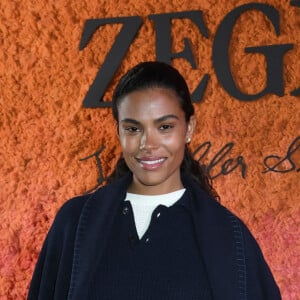 Tina Kunakey - Soirée "Zegna x The Elder Statesman" lors de la Fashion Week prêt-à-porter féminin automne-hiver 2023-2024. Paris, le 27 février 2023. © Giancarlo Gorassini / Bestimage