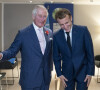 Les deux hommes se sont déjà rencontrés plusieurs fois, notamment à Londres ou à Glasgow.
Rencontre bilatérale entre le président français Emmanuel Macron et le prince Charles, prince de Galles, lors de la Cop26 à Glasgow (1er - 12 novembre 2021). Le 1er novembre 2021. 