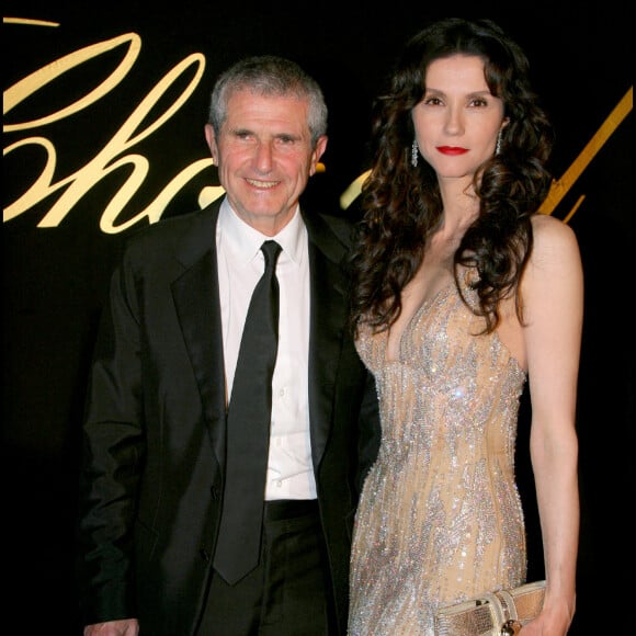 Alessandra Martines et Claude Lelouch - Soirée Chopard pour le 60 Festival de Cannes en 2007