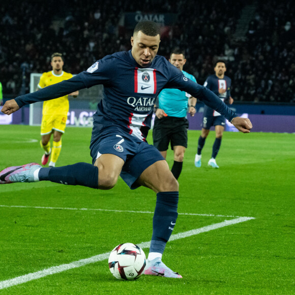 Kylian Mbappe (Paris SG) - Football - Ligue 1 Uber Eats - Victoire du PSG face à Nantes (4-2) au Parc des princes à Paris le 4 mars 2023. © Baptiste Autissier / Panoramic / Bestimage 