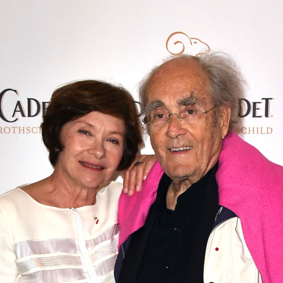 Semi-Exclusif - Macha Méril et son mari Michel Legrand durant l'ouverture de l'espace "Mouton Cadet Wine Bar" sur le toit du Palais des Festivals pour la durée du 70ème Festival International du Film de Cannes. Cannes, le 18 mai 2017. © Bruno Bebert/Bestimage