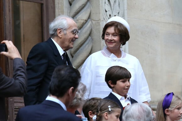 Cinq décennies plus tard ils se sont finalement retrouvés et mariés !
Michel Legrand et Macha Méril - Mariage religieux de Michel Legrand et de Macha Méril en la cathédrale Saint-Alexandre-Nevsky de Paris le 18 septembre 2014.